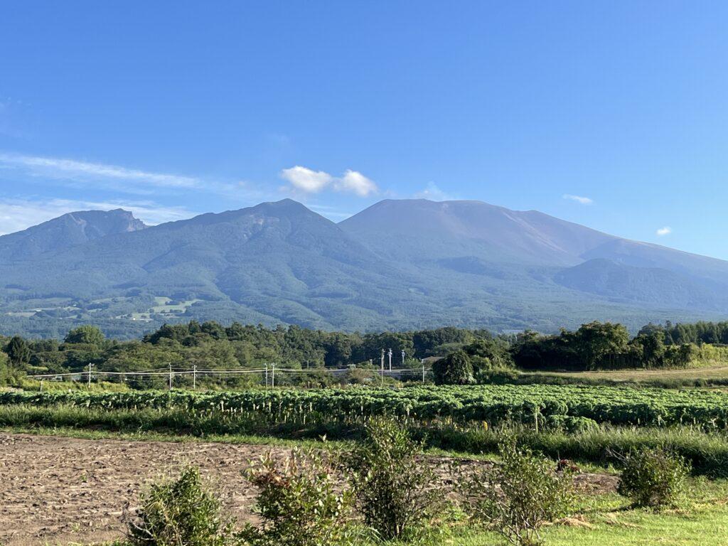 浅間山の景色