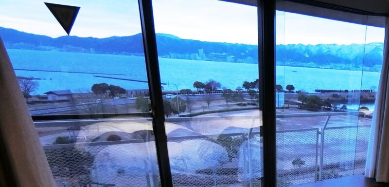 PV近江びわ湖の部屋からの景色